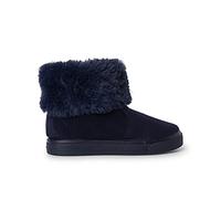 Pisamonas Botas Niña Cuello vuelto Pelo con Cremallera Talla 25 en Color Azul Marino