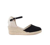 Pisamonas Espadrillas Donna Zeppa Alta Fibbia Misurare 40 Colore Nero