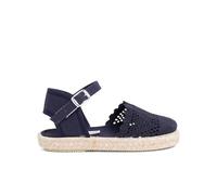 Pisamonas Espadrillas Ricamate per Bambine con Fibbia Misurare 28 Colore Blu