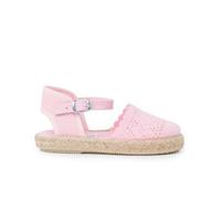 Pisamonas Espadrillas Ricamate per Bambine con Fibbia Size 31 Color Rosa