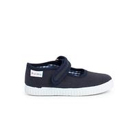 Pisamonas Merceditas Niña Cinta adhesiva Suela Tipo Zapatillas Talla 34 en Color Azul Marino
