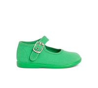 Pisamonas Merceditas Niña Tela Hebilla Talla 19 en Color Verde