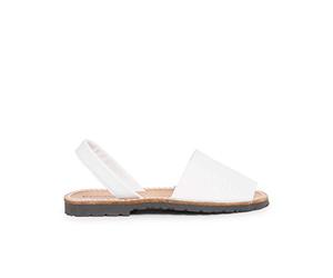 Pisamonas Minorchine Bambini Sandali Avarcas Nappa Misurare 34 Colore Bianco