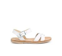 Pisamonas Sandali Pelle Liscia Incrociati Misurare 36 Colore Bianco