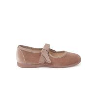 Pisamonas Scarpe Cinturino in Velluto con Fiocco di Faglia per Bambine Misurare 28 Colore Rosa Pastello