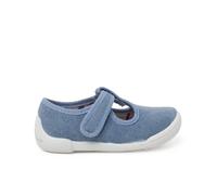 Pisamonas Scarpe Occhio di Bue Barefoot Chiusura A Strappo Suola Bianca Misurare 25 Colore Azzurro