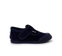 Pisamonas Scarpe Occhio di Bue Barefoot Velluto Punta Gomma Misurare 22 Colore Blu