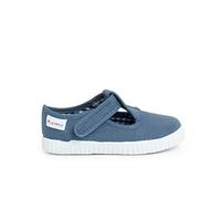 Pisamonas Scarpe Occhio di Bue T-Bar Bambini Chiusura A Strappo Misurare 18 Colore Blu Jeans