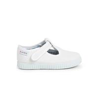 Pisamonas Scarpe Occhio di Bue T-Bar Bambini Chiusura A Strappo Misurare 25 Colore Bianco