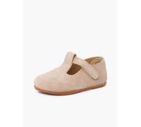 Pisamonas Scarpe Occhio di Bue Barefoot Camoscio Bambino Primi Passi Misurare 20 Colore Beige