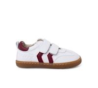 Pisamonas Sneakers Bianche Barefoot Bambini Bande Laterali Misurare 25 Colore Bordeaux