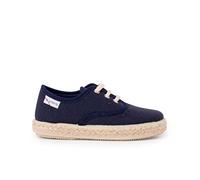 Pisamonas Sneakers in Tela con Lacci E Suola Espadrillas Misurare 27 Colore Blu