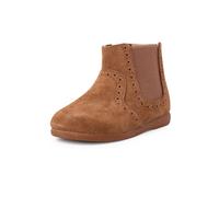 Pisamonas Stivaletti Bambina con Zip Tritata Ed Elastico Misurare 27 Colore Caramello MOU