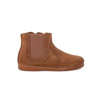 Pisamonas Stivaletti Bambina con Zip Tritata Ed Elastico Misurare 27 Colore Caramello MOU