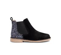 Pisamonas Stivaletti Bambina Scamosciati con Tallone Glitter
