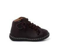 Pisamonas Stivaletti Pelle Lavabile Bambini Lacci Elastici Misurare 28 Colore Marrone