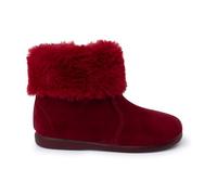 Pisamonas Stivali Bambina Collo Pelliccia Suola Sottile Misurare 31 Colore Bordeaux