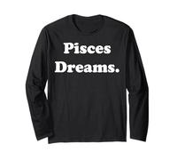 Pisces Dreams Zodiac Astrology Spiritual Maglia a Manica