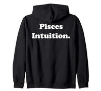 Pisces Intuition Zodiac Astrology Sign Felpa con Cappuccio