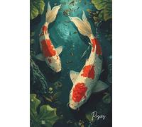 Pisces Koi Fish Goal Planner & Journal: A New Year Reset Diary with Pages for Yearly Planning, Daily Alignment Steps, the Seven Life Areas, Inspiration & Motivation, and Affirmations