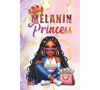 Pisces Melanin Princess Daily Journal: Lined Notebook for Writing, Mindfulness & Mental Health