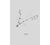 Pisces Zodiac Sign Lined Notebook Journal - Unique Star Sign Gift