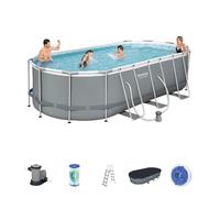 PISCINA 549X274 H122 RIGATO+POMPA OVALE