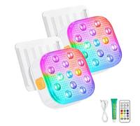 Piscina a LED Che Cambia Colore IP68 Implooteo Impermeabile RGB Light Light Light with Remote Control 16 Colori 6 modalità dinamica Ricarica Magnetica Timer per vasche da Bagno