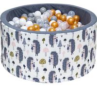 Piscina a palle per bambino rotondo 90 x 40 cm/200 sfere giocattolo per bambini