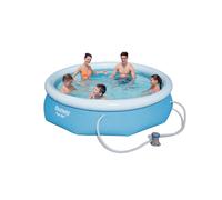 Piscina Autoportante Fuoriterra Gonfiabile Bestway Con Pompa Tonda Cm 305 X 76