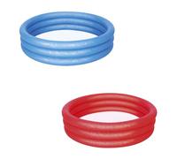 Piscina autoportante gonfiabile a 3 anelli per bambini con kit di riparazione 51025 Bestway
