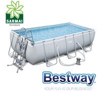 Bestway Power Steel Piscina frame rettangolare cm. 404x20