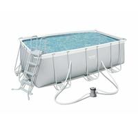 PISCINA BESTWAY 56456 FUORITERRA 412X201X122H RETTAN+POMPA +FILTRO+SCALETTA