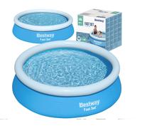 Bestway 57392-7 Piscina gonfiabile Fast Set - forma rotonda 1.83 m x 51 cm, azzurro