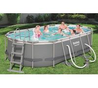 PISCINA BESTWAY C/TELAIO E POMPA OVALE 427X250XH100 CM 56714