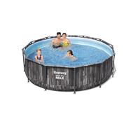 Piscina Bestway Fuoritera Tonda Con Telaio E Pompa Filtro 366x100h 5614x