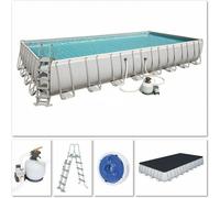 PISCINA BESTWAY FUORITERRA 956x488x132 RETTANGOLARE FULL OPTIONAL POMPA SCALA