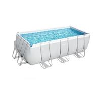 Bestway Power Steel 56456 piscina fuori terra Piscina con bordi Piscina rettangolare 8124 L Blu, Grigio