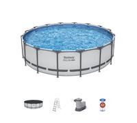 PISCINA BESTWAY STEEL PRO MAX C/TELAIO 488x122h - Cod. 5612Z