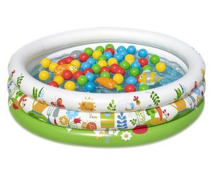 Piscina bimbo Spring lovers con 50 palline (102x25cm) Multicolore 52466 8