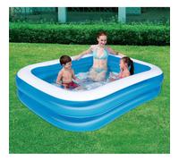 Piscina blu per bambini Bestway (x3) Bleu 201x150x51