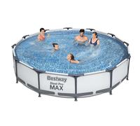 Piscina c/telaio e pompa d 366xh76 cm 56416 s/scala