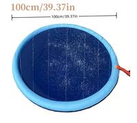 Piscina Cani Tappetino Spruzzatore Gioco Acqua Estivo Giardino Antiscivolo