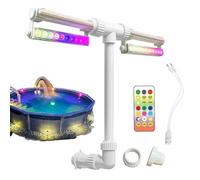 Piscina cascata, ricaricabile impermeabile con , pompa a fontana spruzzatore per piscina, decorazione per giardino, cortile, piscina, spa, hotel, feste estive e vacanze