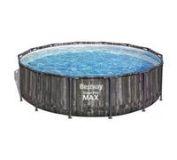 Bestway 5614Z Set Piscina Fuori Terra Steel Pro MAX Rotonda da 427x107 cm