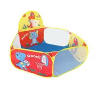 Piscina con palline per bambini - Negozio di giochi pieghevole | Cerchio da basket interno: struttura in tessuto morbido, design spazioso con palla oceanica per giochi di stanza di compleanno per