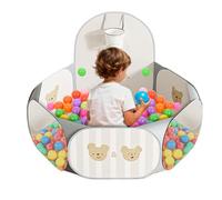 Piscina con palline portatile, tenda box pieghevole, intrattenimento con area giochi per bambini, comoda zona di attività per bambini, giocattolo divertente dallo stile luminoso, tenda da sala giochi