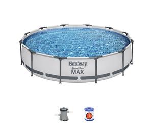 Piscina con struttura rotonda Steel Pro MAX 366x76 cm Bestway 56416