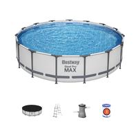 Piscina fuori terra rotonda Bestway Steel Pro Max 56488 457x107 cm con pompa