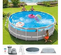 Intex Piscina Premium Prism Frame Clearview- Ø 488 x 122 cm - 1 pz.